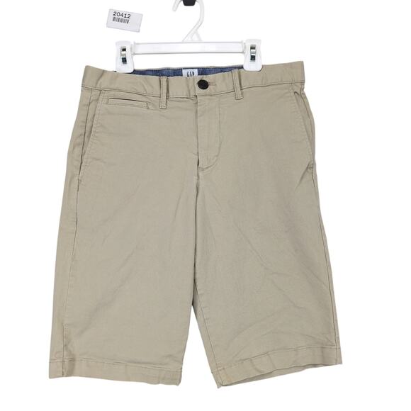 Gap Men's 28x11 Iconic Khaki Chino Shorts, Regular Casual Summer Preppy - Picture 1 of 6